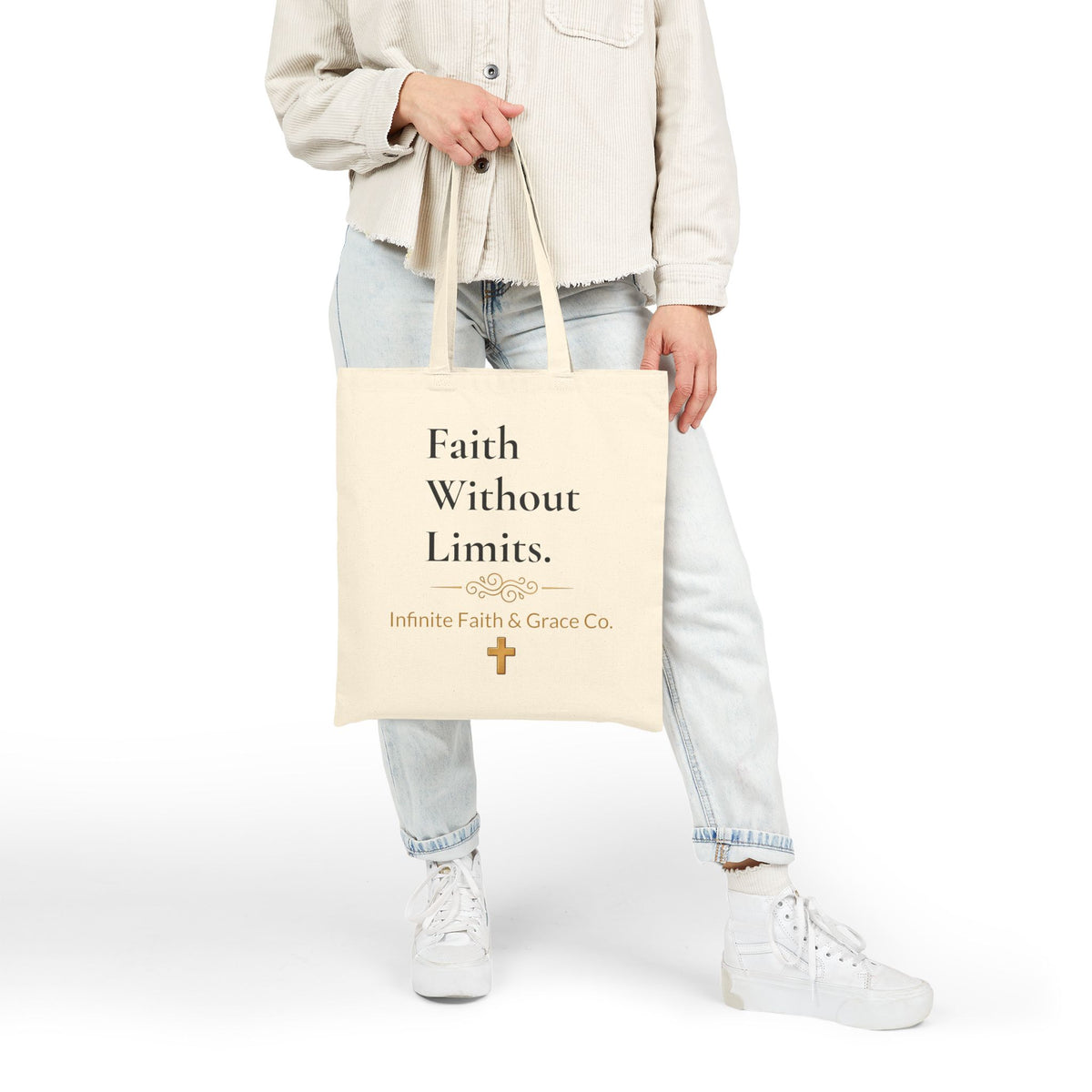 Faith Without Limits™ Canvas Tote Bag