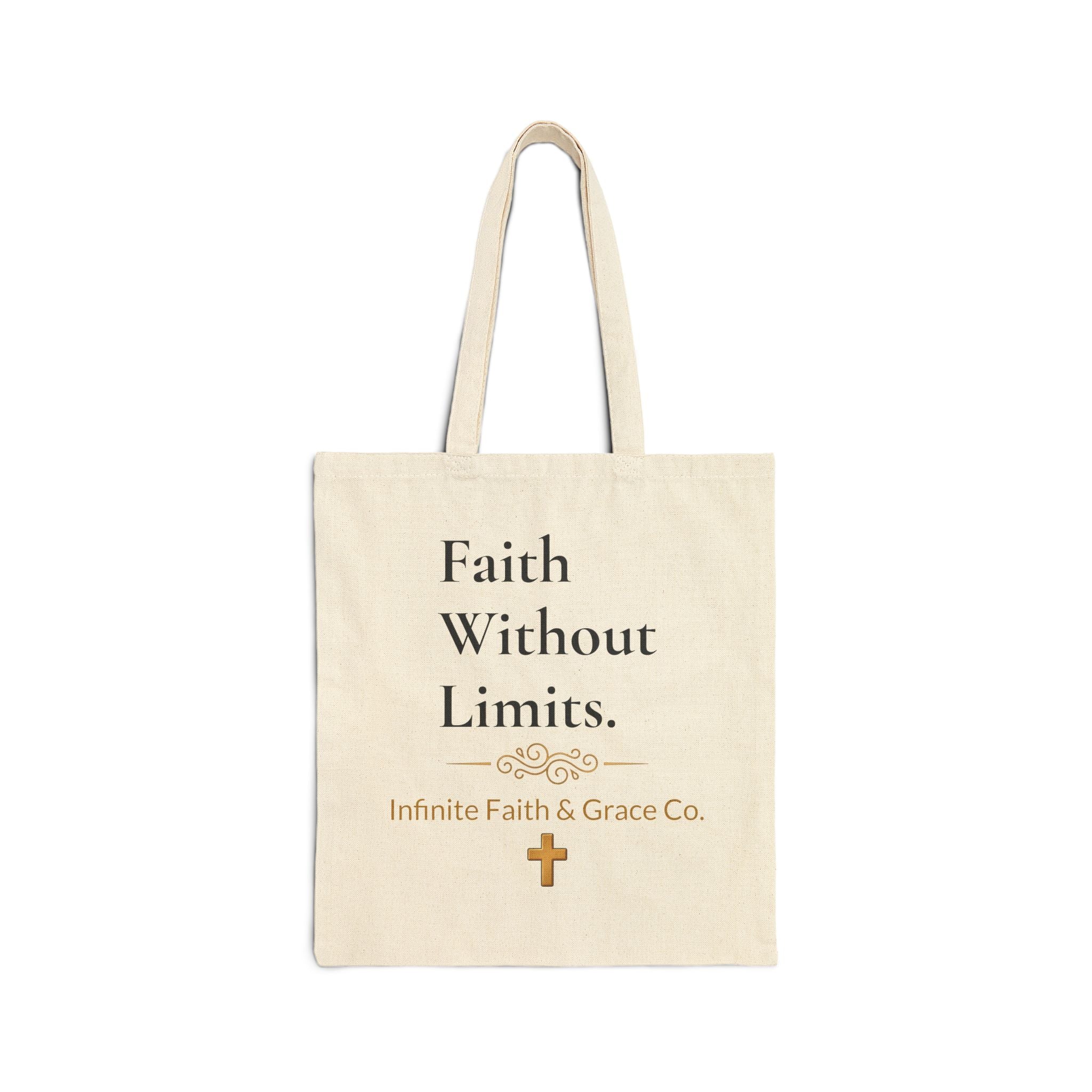 Faith Without Limits™ Canvas Tote Bag